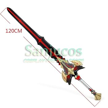 Amazon.co.jp: 【Sanjucos】黒剣 原神 げんしん Genshin 片手剣